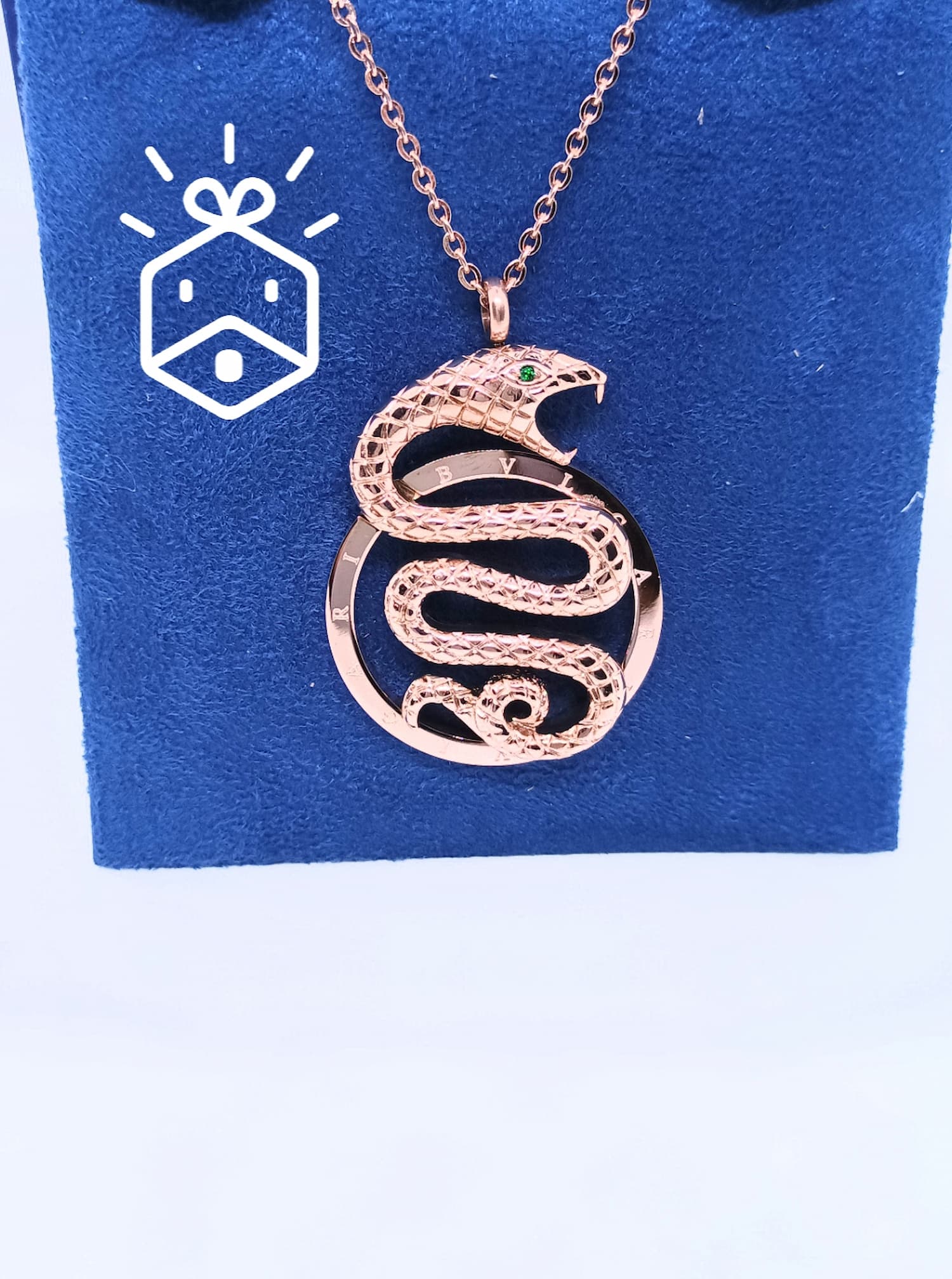 Necklace - Snake Gold