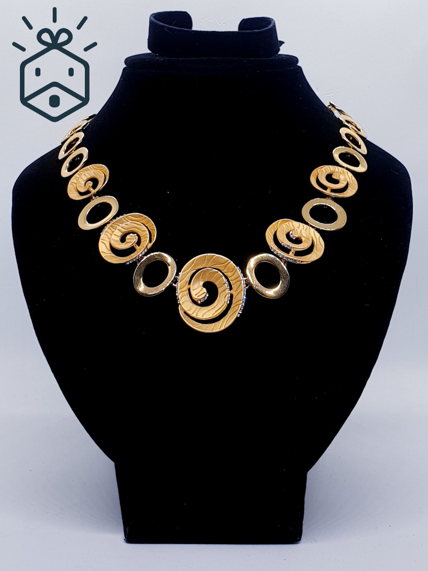 Necklace  - Gold Circles