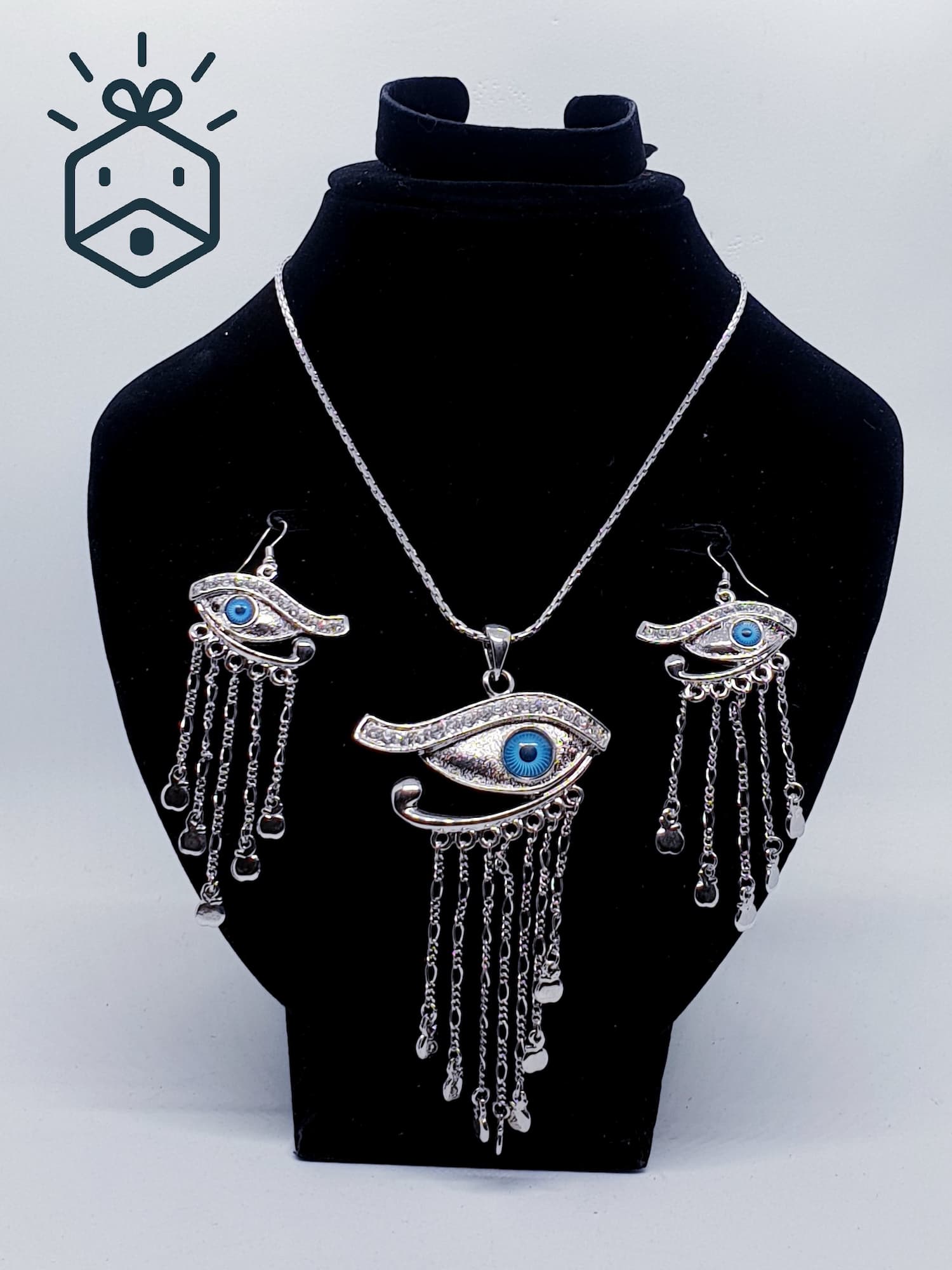 Jewelry Brazilian Gold Set - Eyes