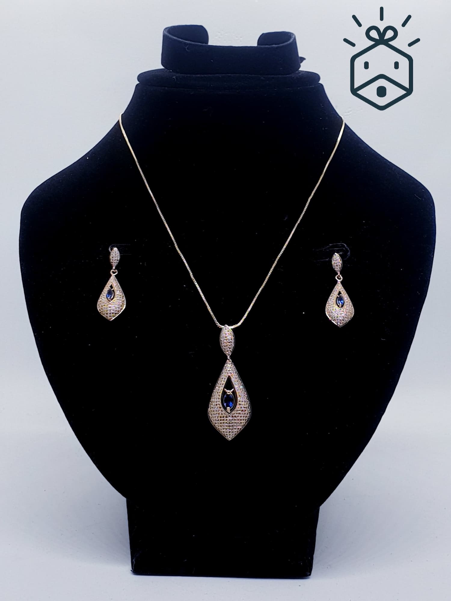 Jewelry Brazilian Gold Set - Water Drop