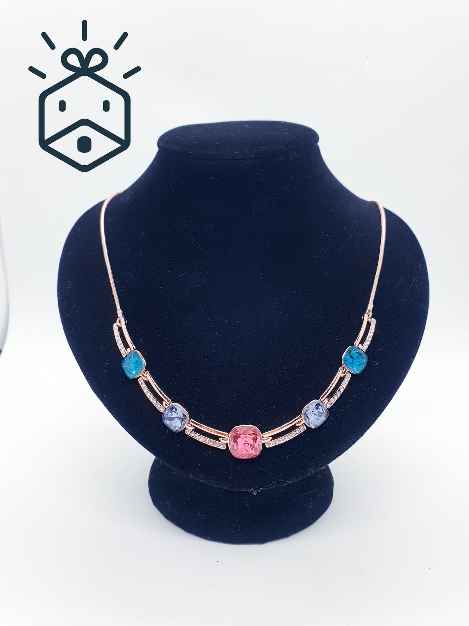 Necklace - Colorful Stones