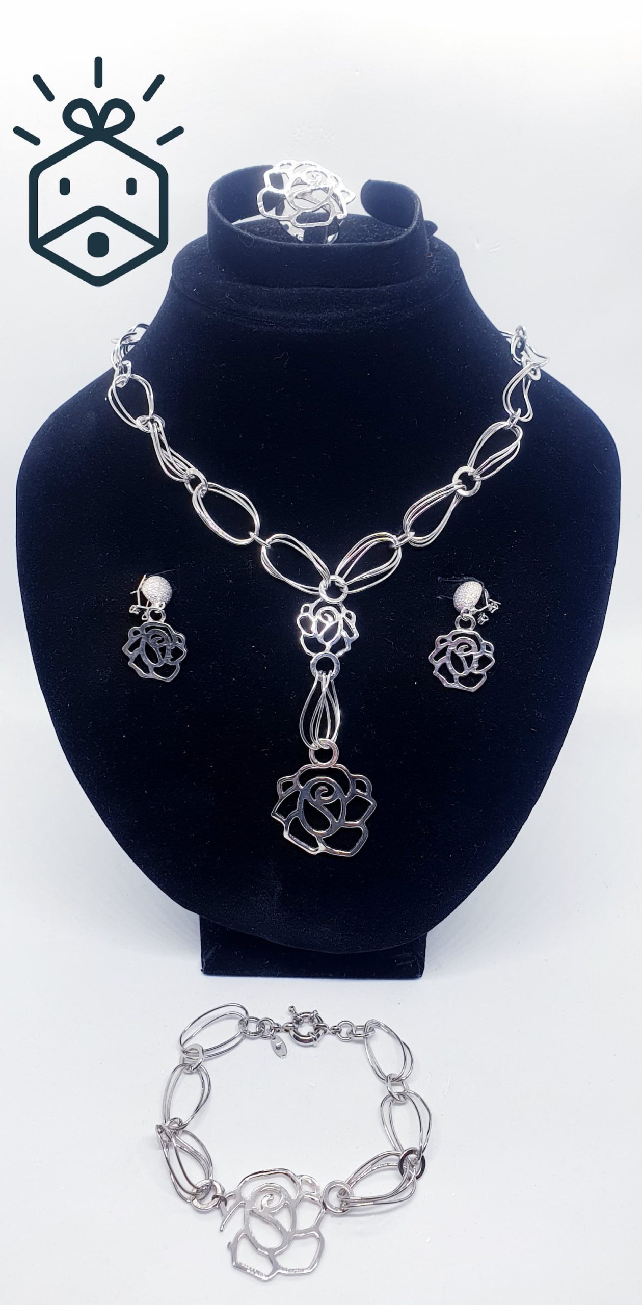 Jewelry Brazilian Gold Set - Flowers