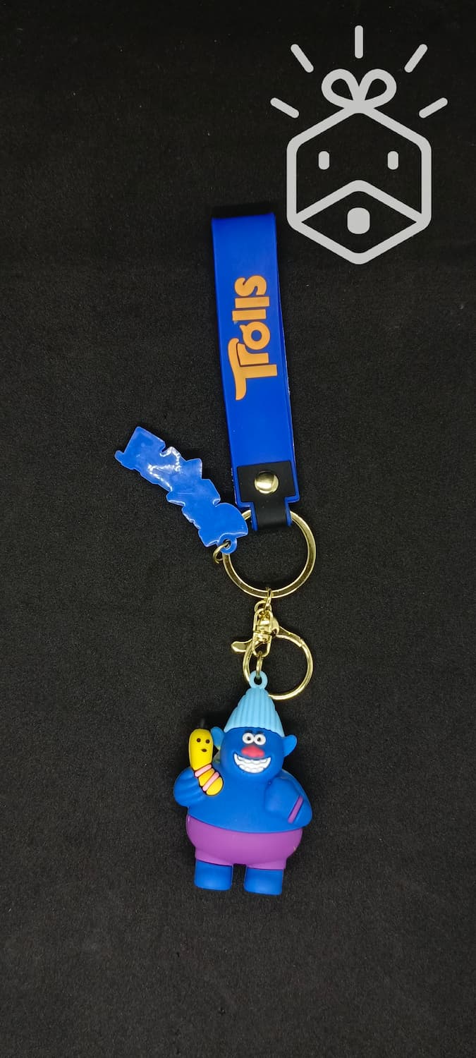 Action Figure Keychain-Trolls