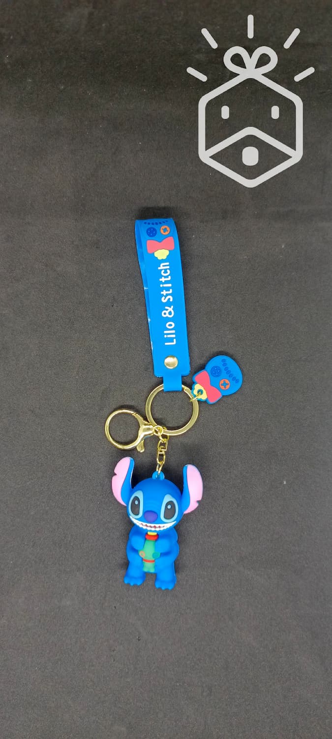 Action Figure Keychain - Stitch