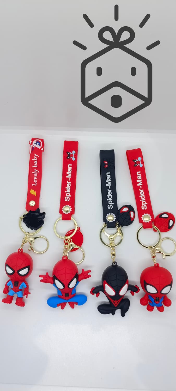 Action Figure Keychain - Spider Man