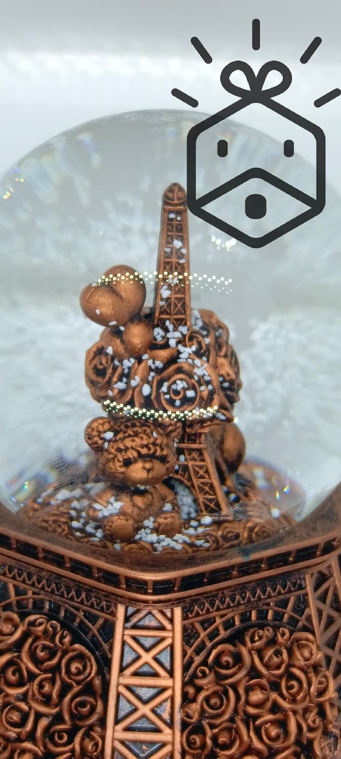 Snow Globe  - Bronze Eifel Tower