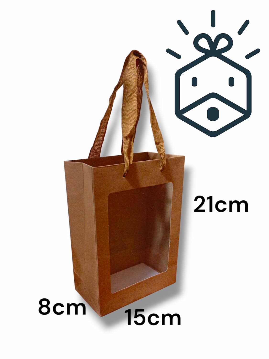 Side Transparent Gift Bag