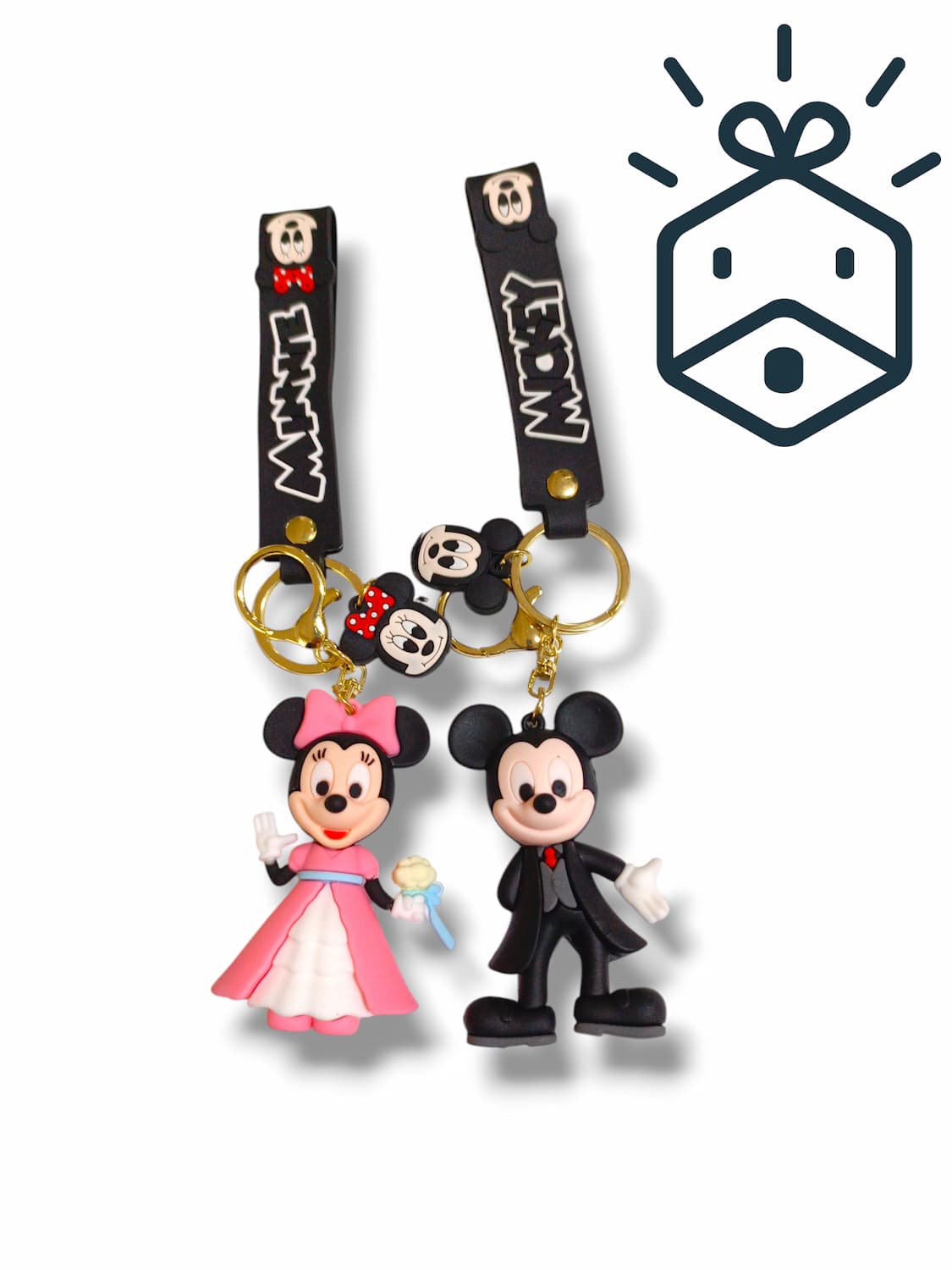 Action Figures Keychain Duet - Mickey & Minnie Set