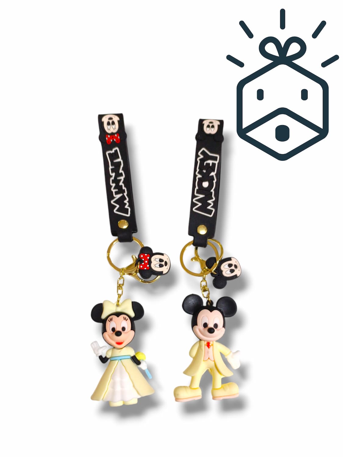 Action Figures Keychain Duet - Mickey & Minnie Set