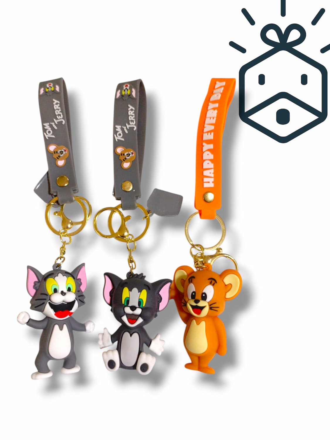 Action Figures Keychain - Tom & Jerry