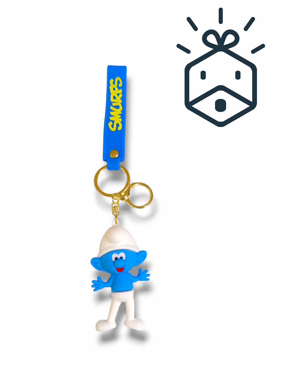 Action Figures Keychain - Smurf