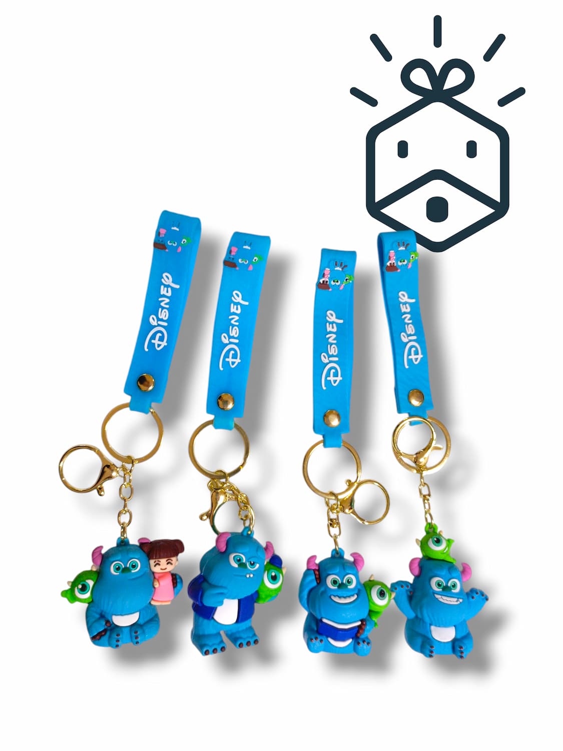 Action Figures Keychain - Monsters Inc.