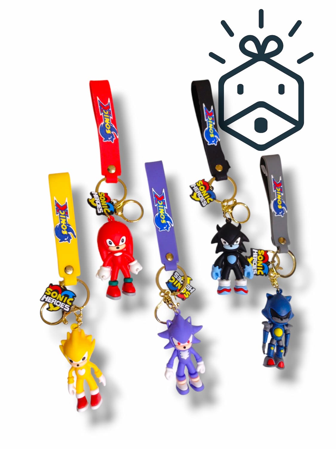 Action Figures Keychain - Sonic