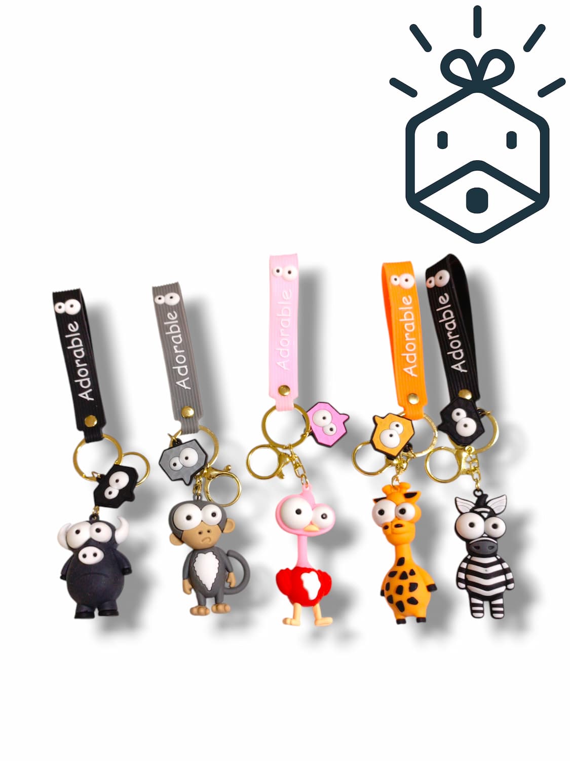 Action Figures Keychain - Adorable Animals