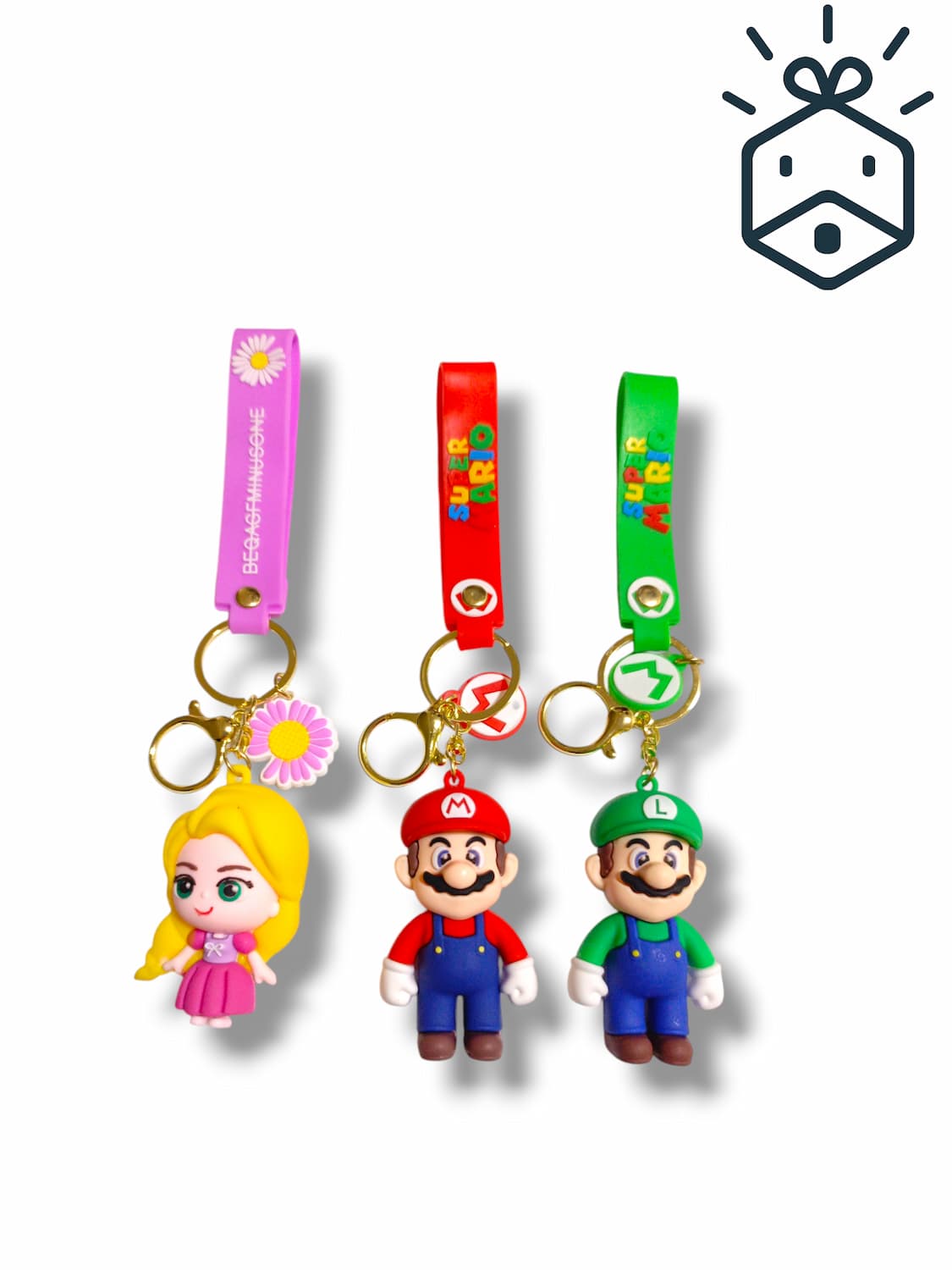 Action Figures Keychain - Mario Bros