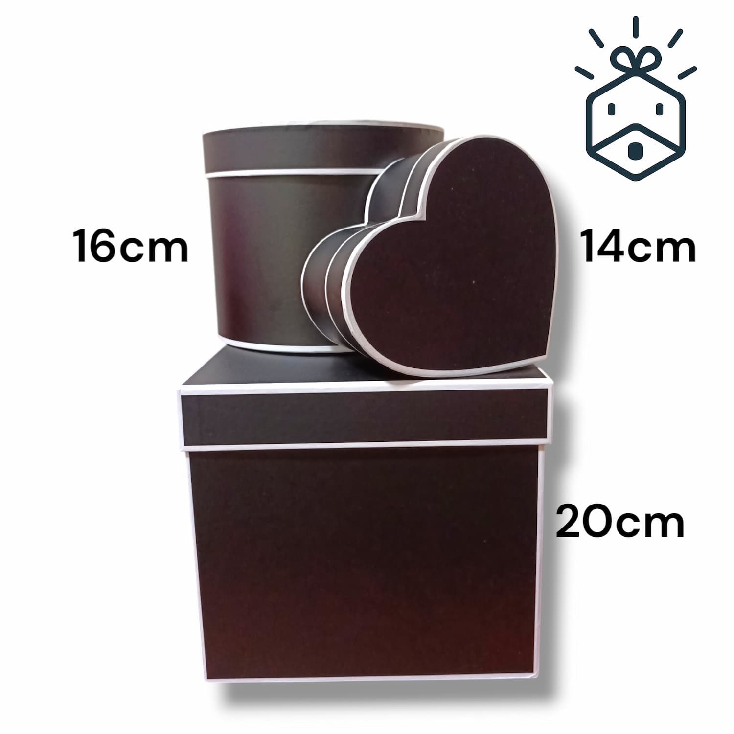 Valentine's Gift Box - Square - Round - Heart