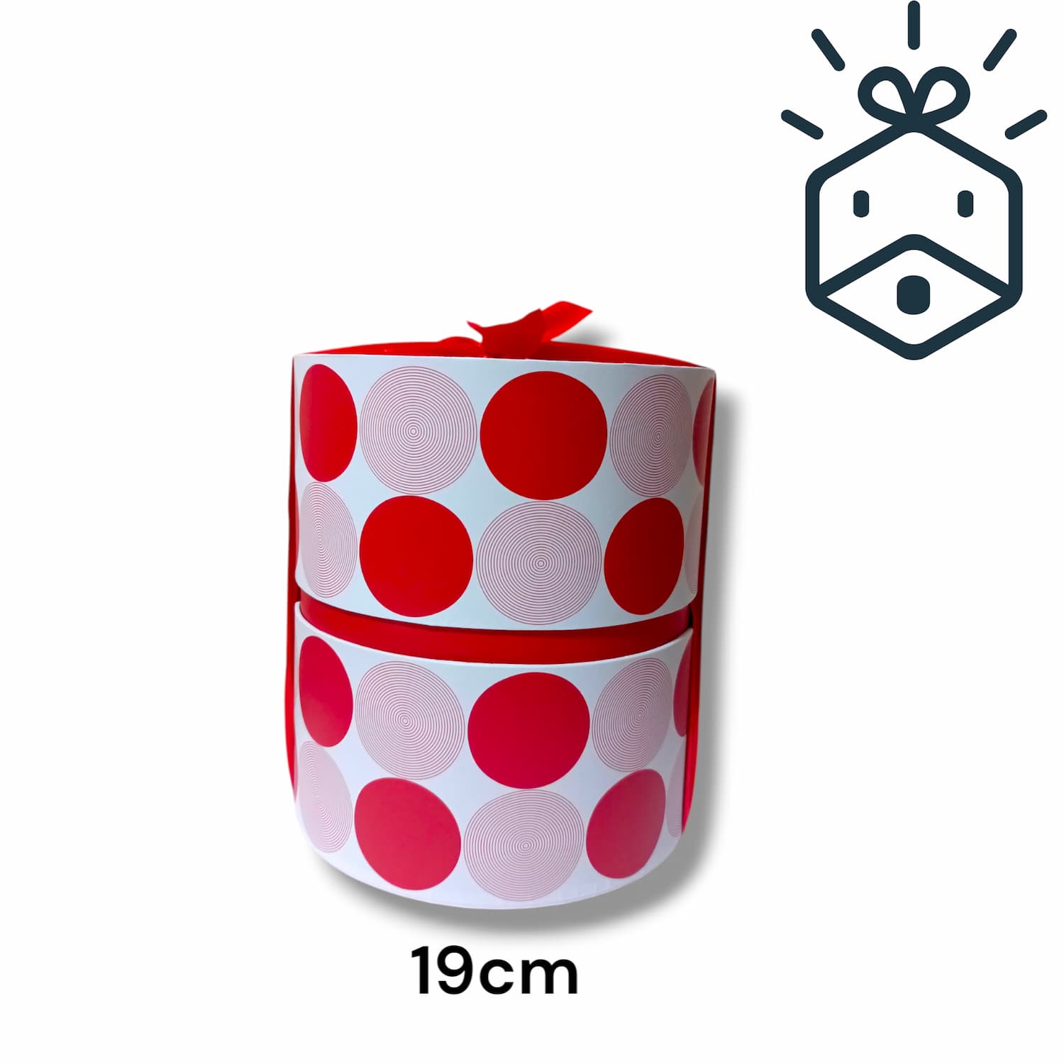 Polka Dot Gift Box With Ribbons