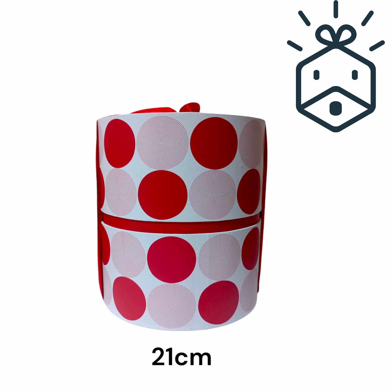 Polka Dot Gift Box With Ribbons