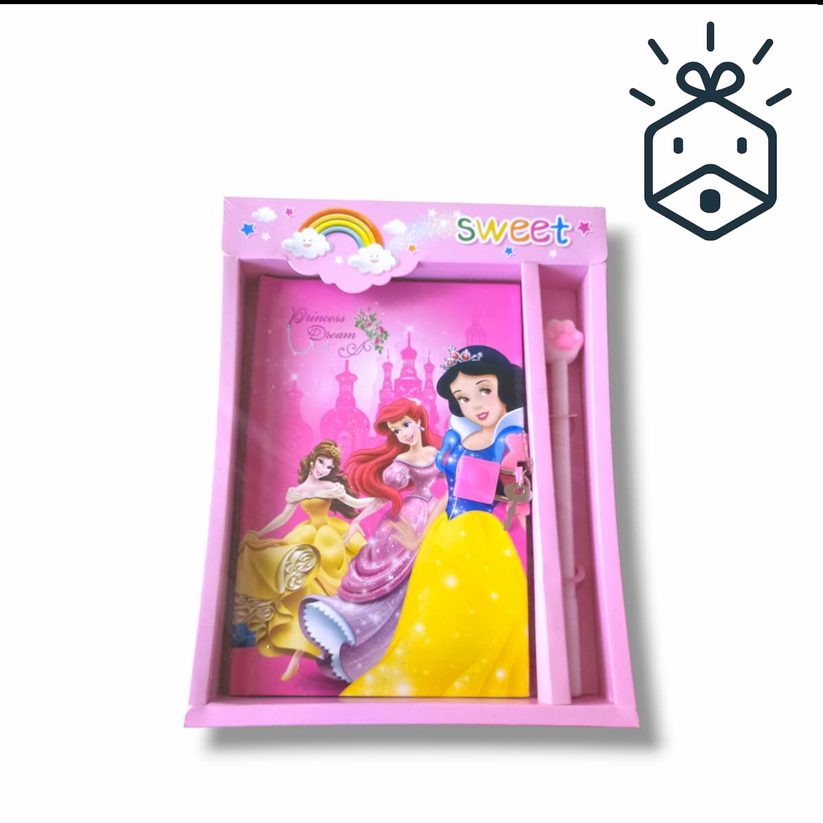 Note Book With Pen - Princesses