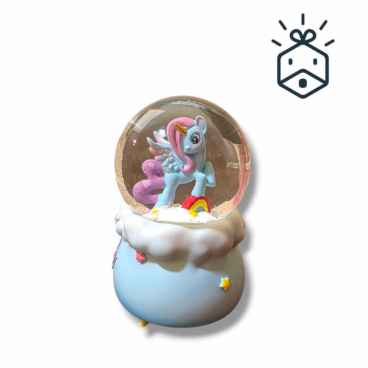 Snow Globe - Blue Unicorn