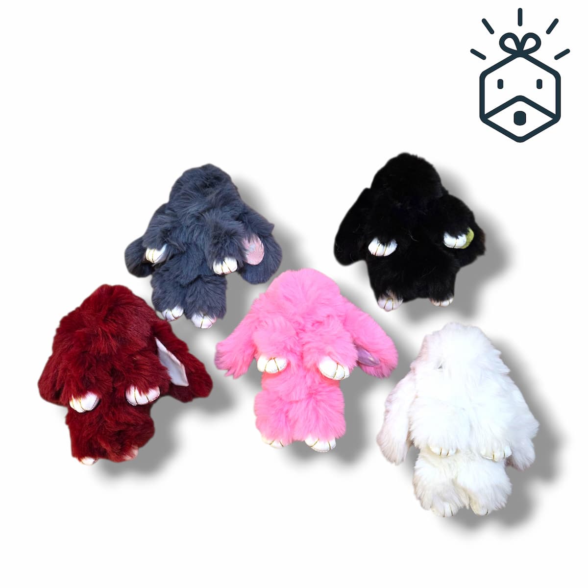 Fur Bunny Keychain