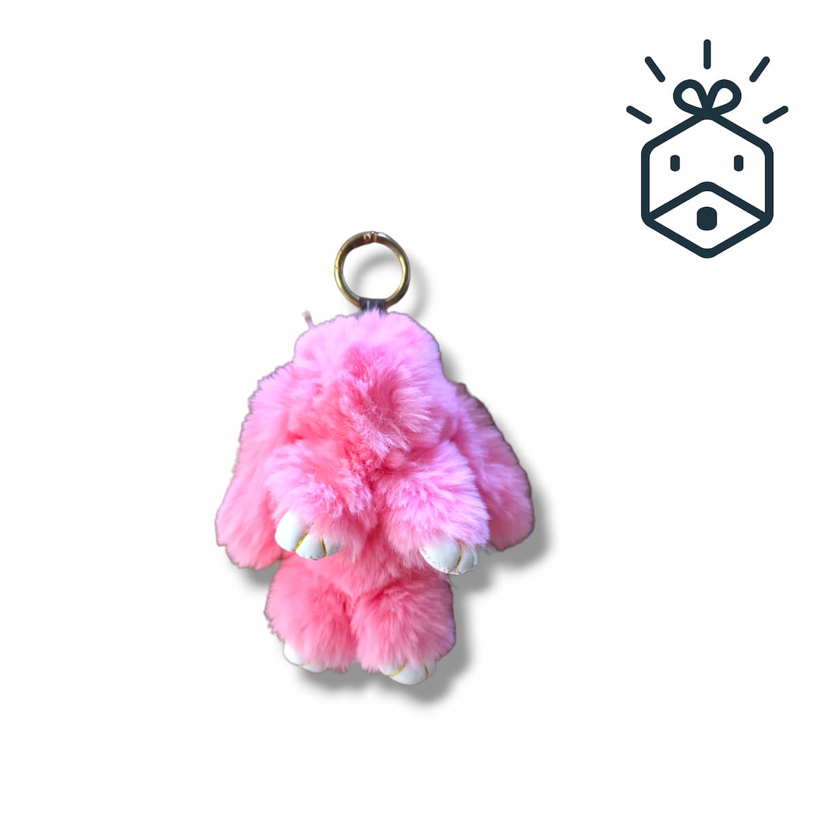 Fur Bunny Keychain