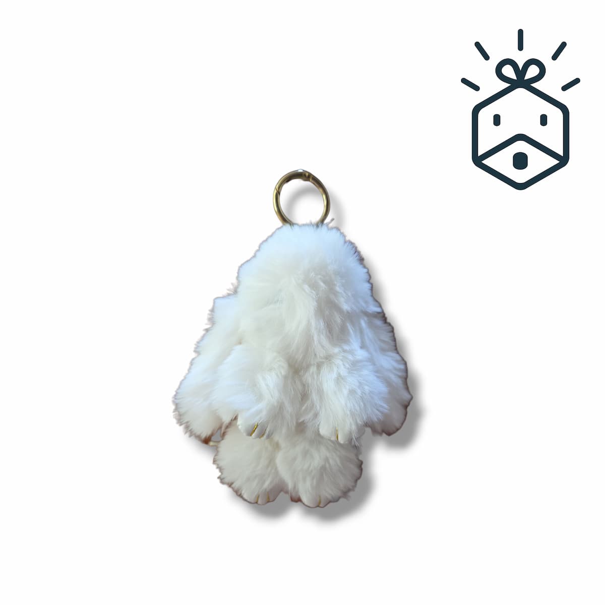 Fur Bunny Keychain