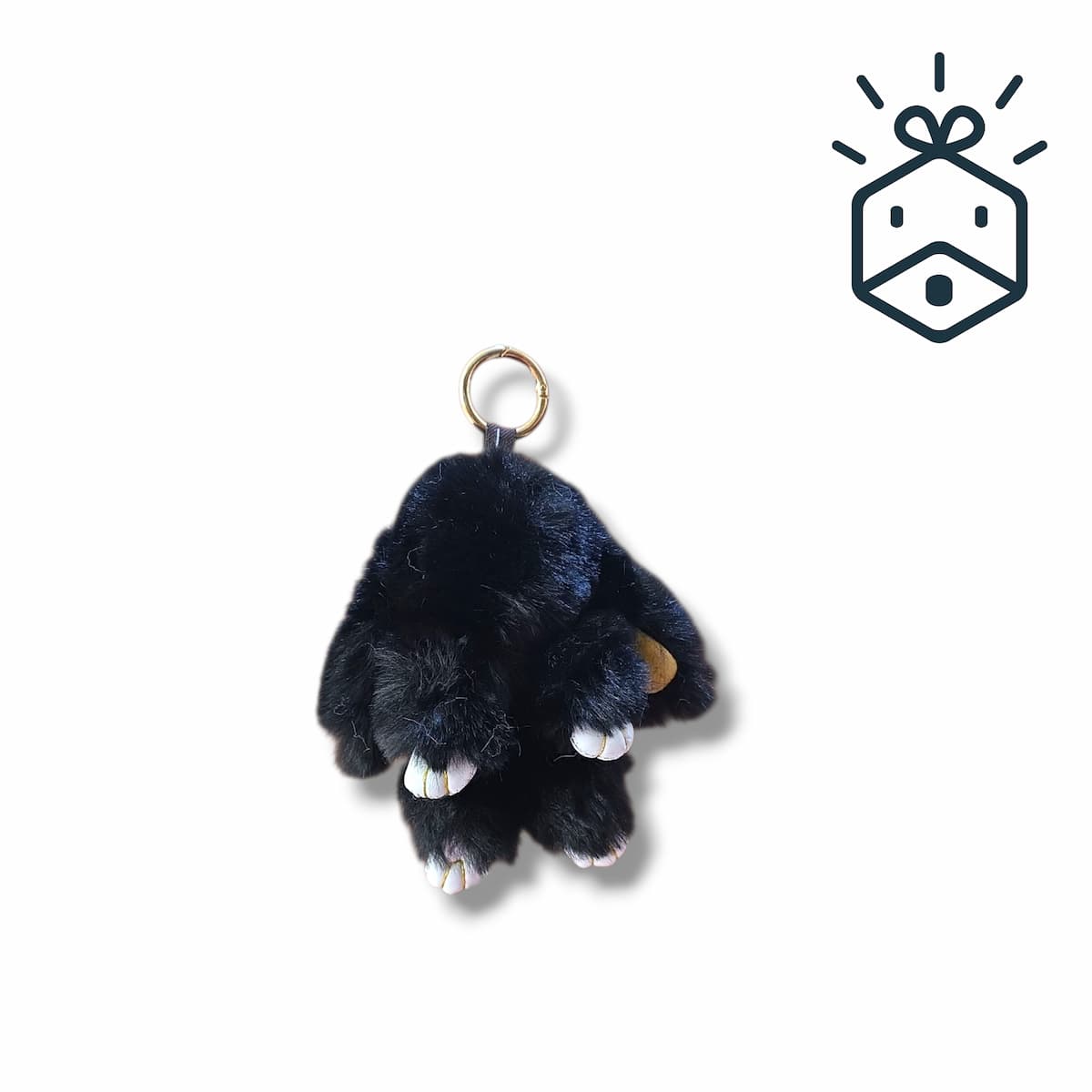 Fur Bunny Keychain