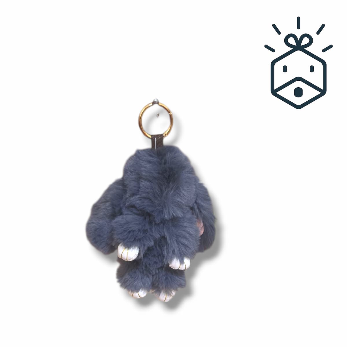Fur Bunny Keychain