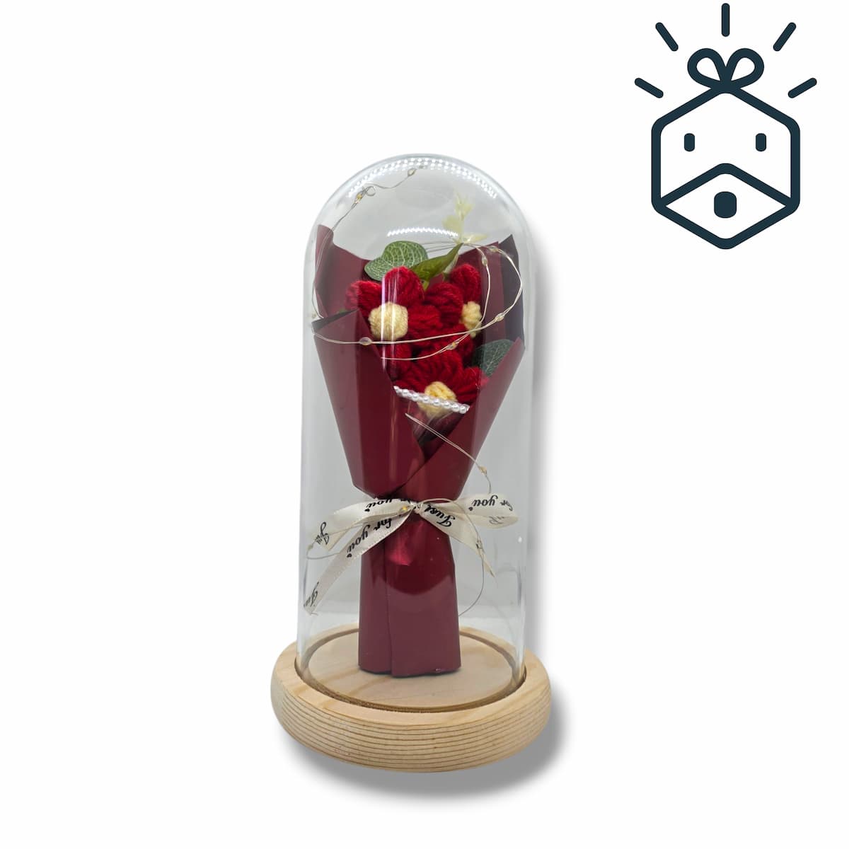 Fabric Eternal Flower - Red Bouquet