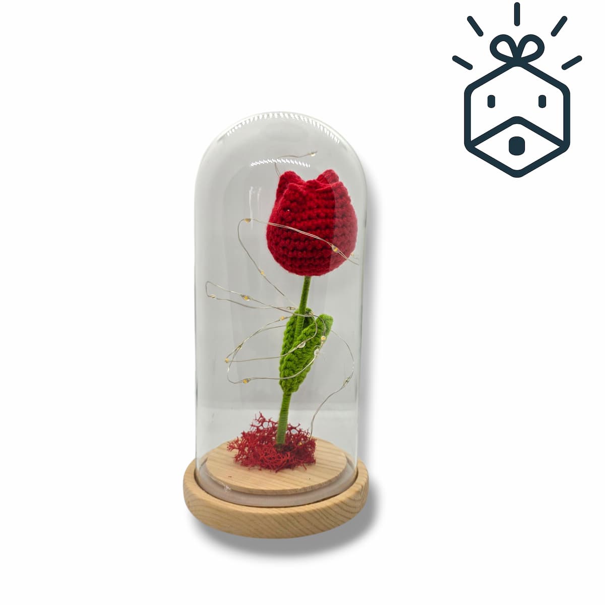 Fabric Eternal Flower - Red