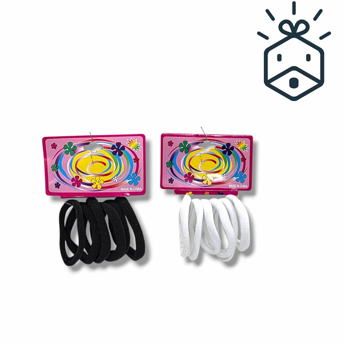 Hair Tie - Black And White