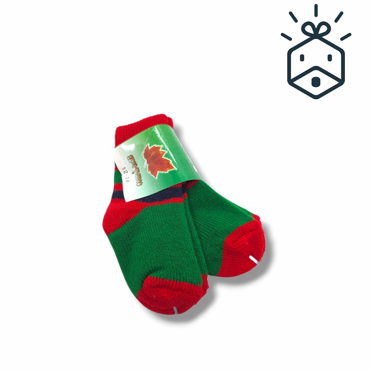 Baby's Winter Socks - 2 Pair Set (Green)