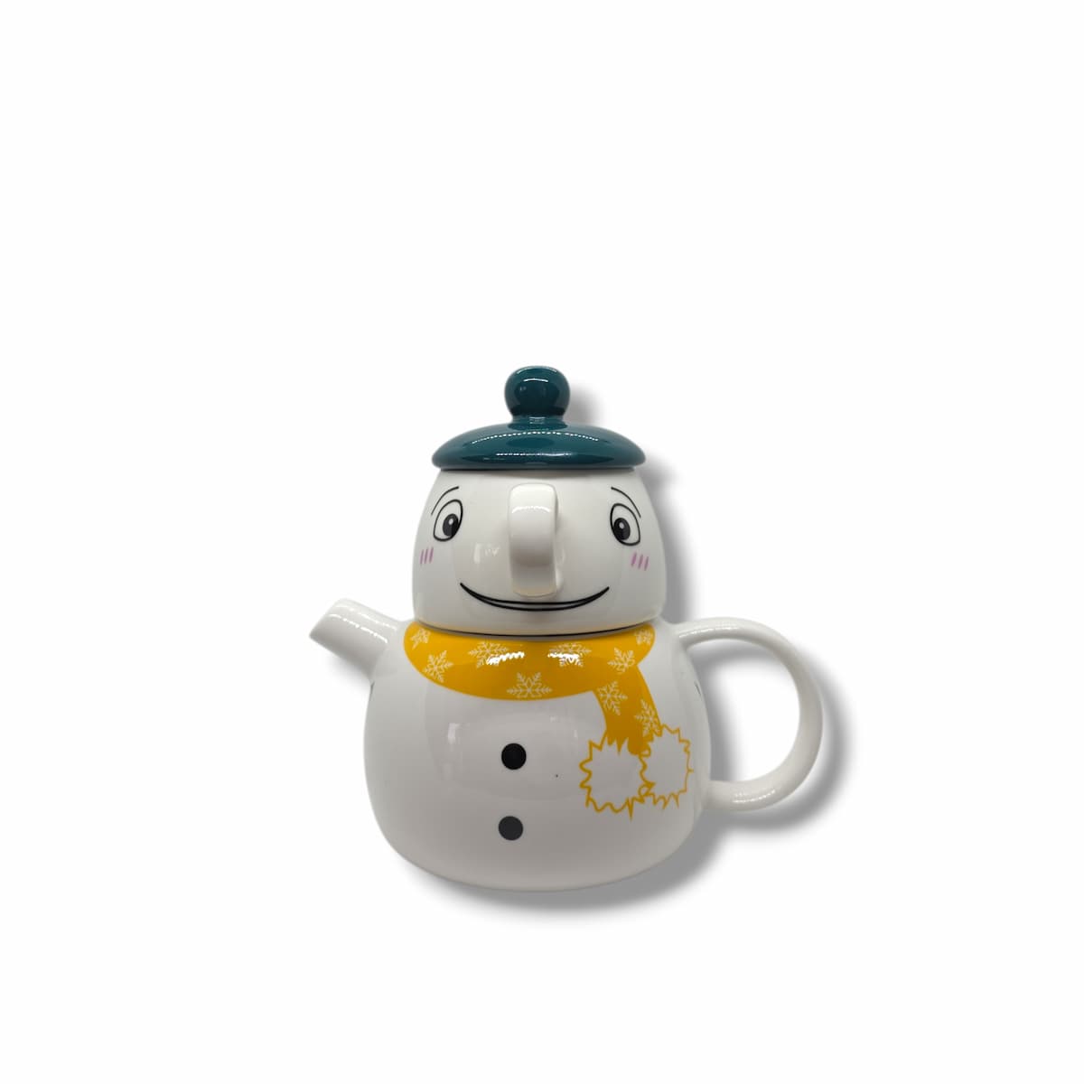 Christmas Tea Pot With Cup