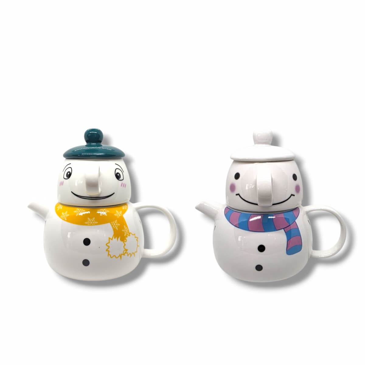 Christmas Tea Pot With Cup